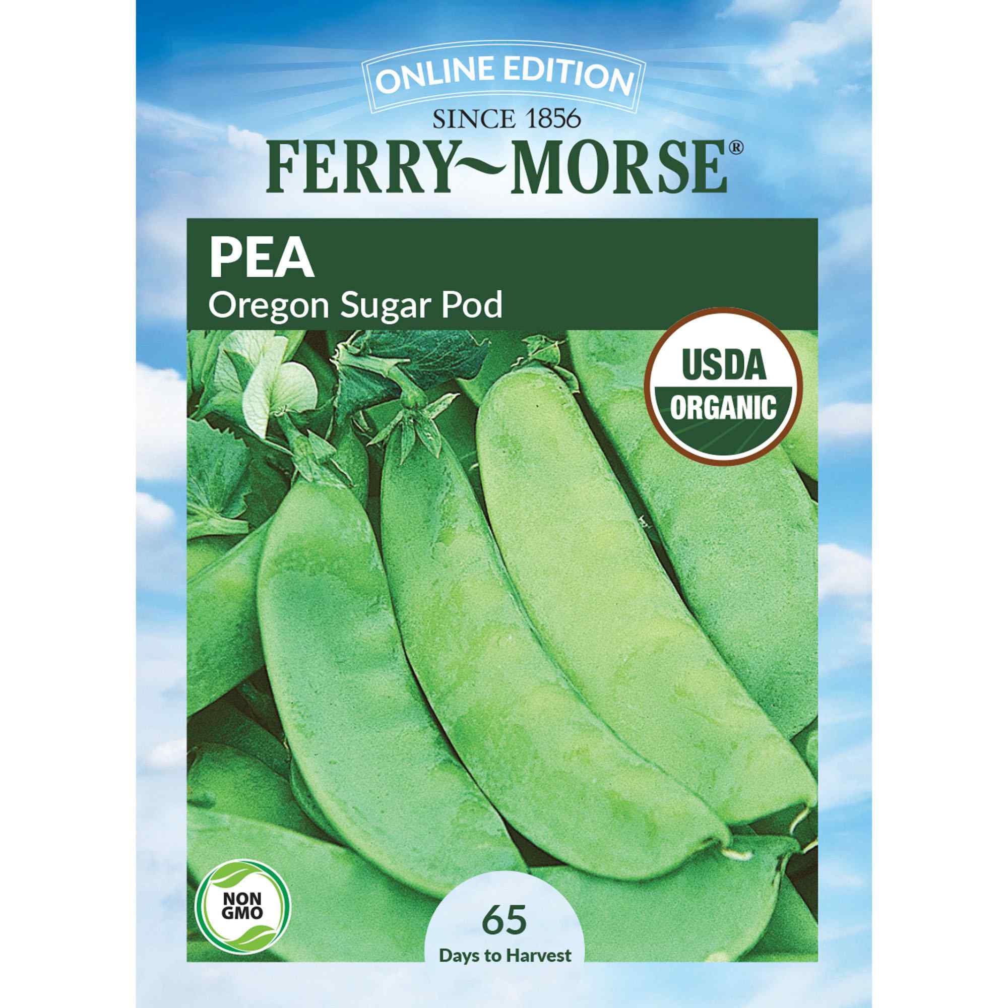 Ferry-Morse pea oregon sugar pod seed packet